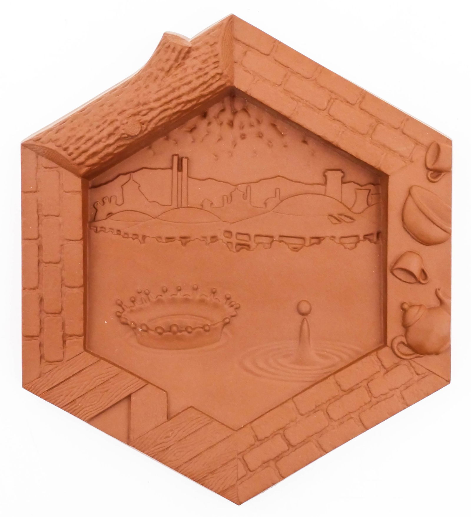 Richard Notkin ''Bray Tile'' 1995 Ceramic (1 of 2)