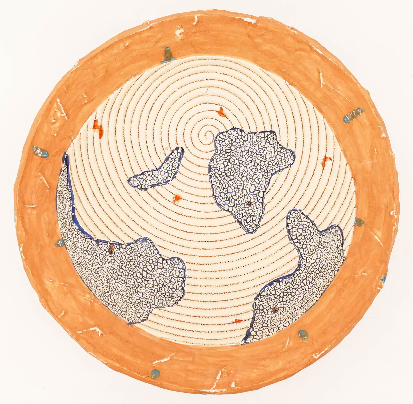 Jamie Walker Spiral Charger 1984 Ceramic (1 of 2)