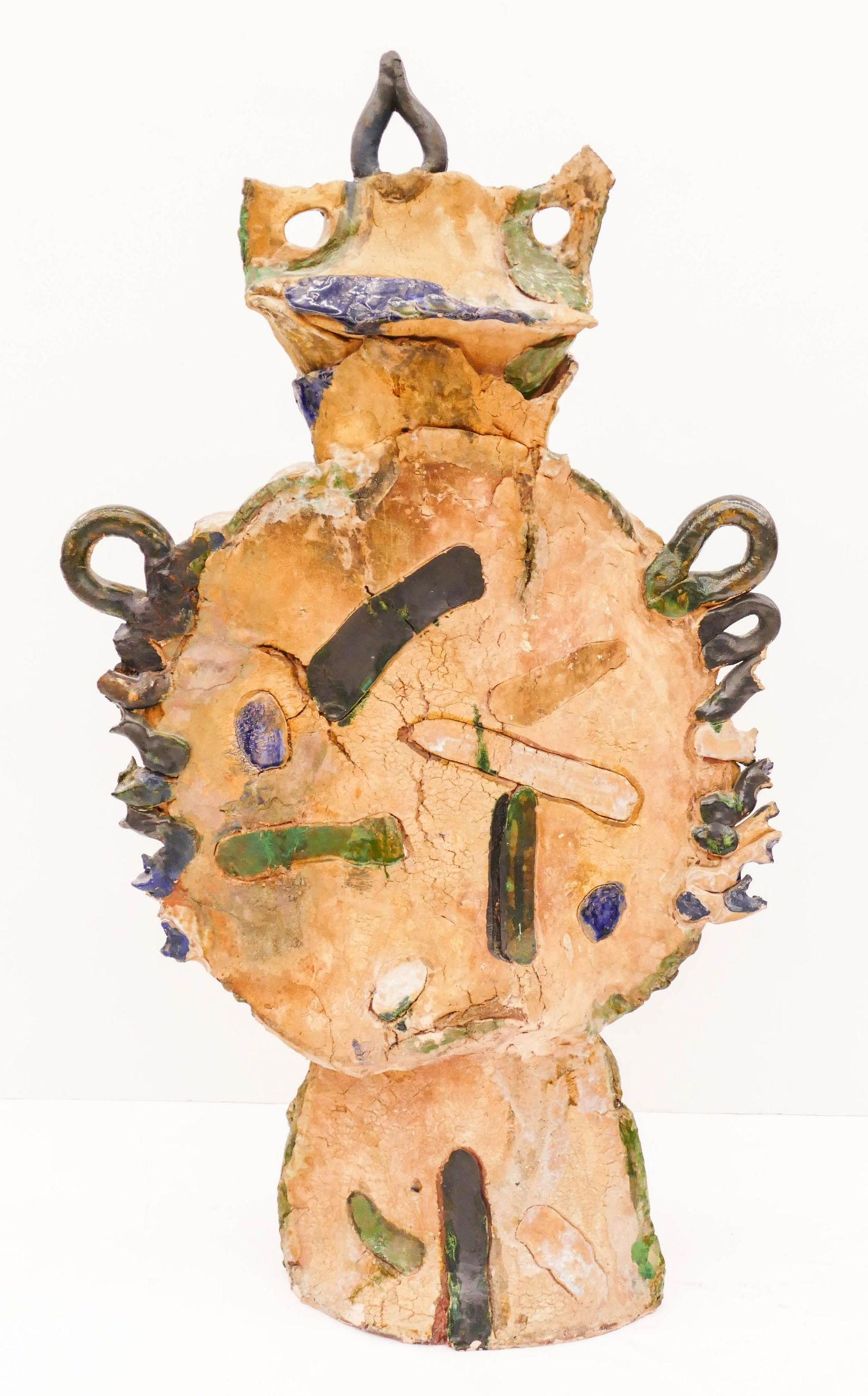 Jim Leedy Large Ceramic Vessel (1 of 3)