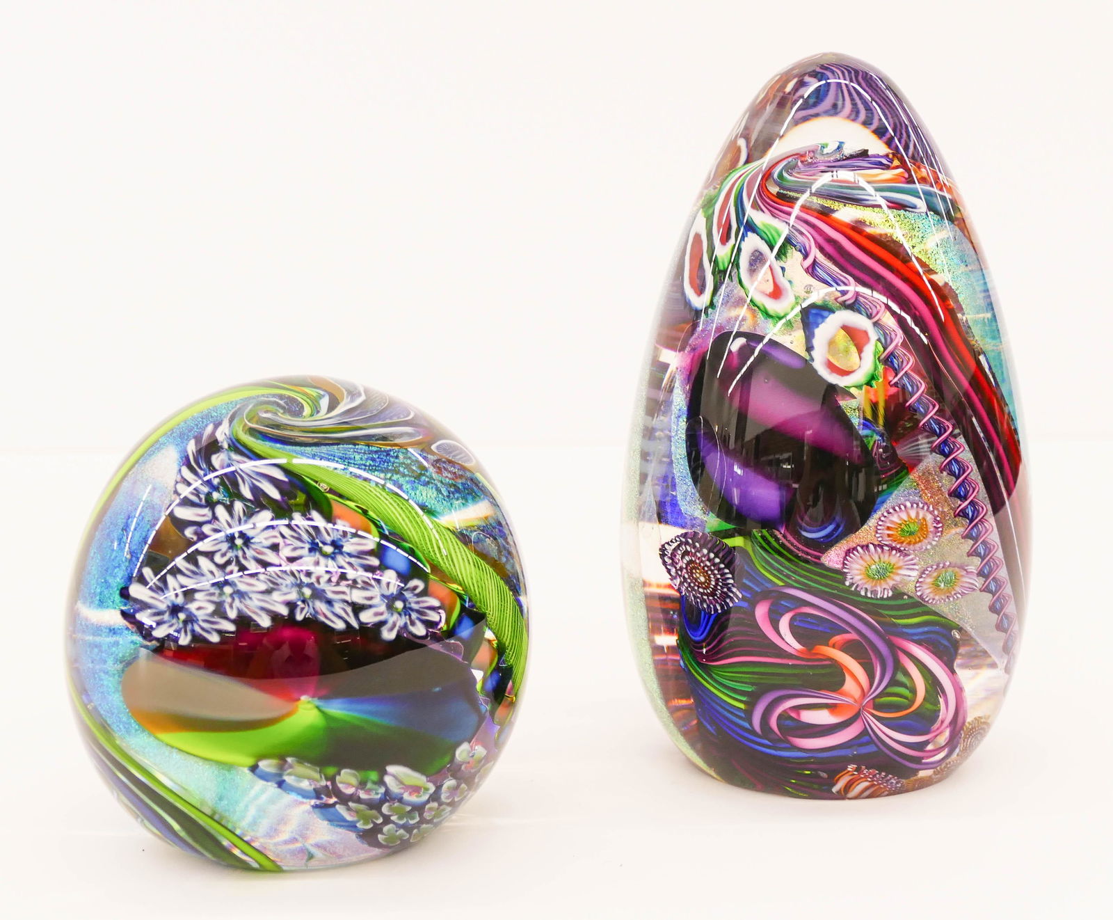 2pc James Nowak Large Aquarium Paperweights (1 of 2)