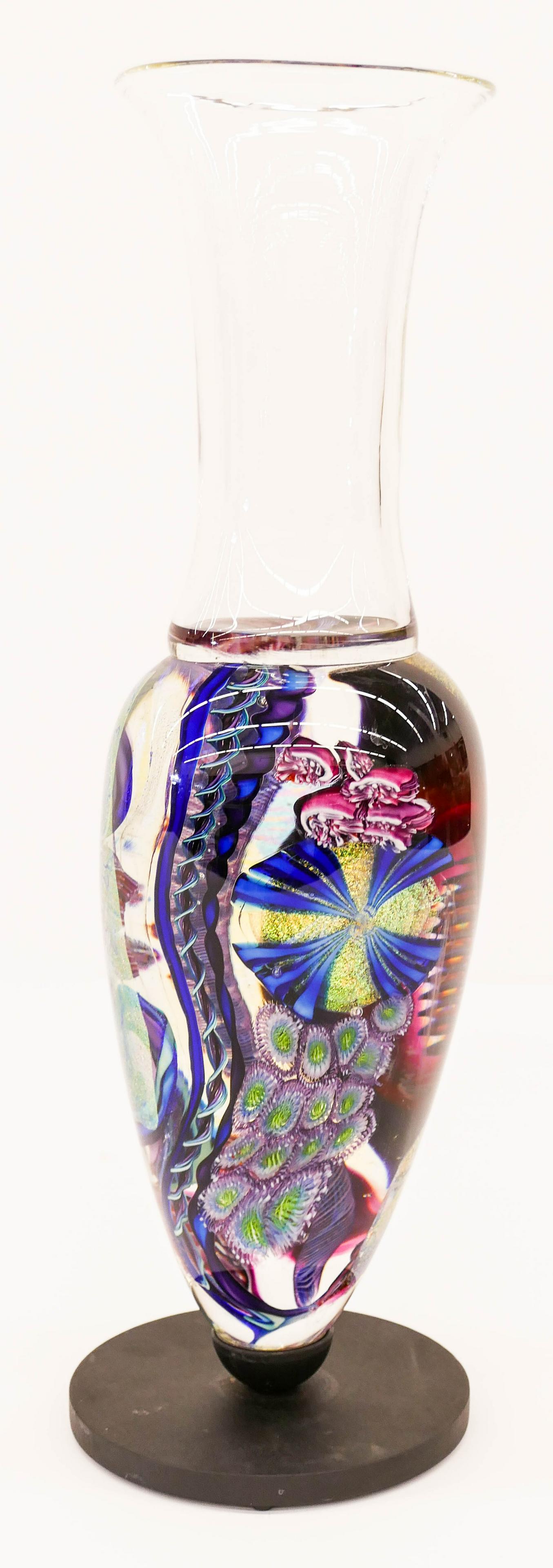 James Nowak Aquarium Vase with Steel Base (1 of 2)