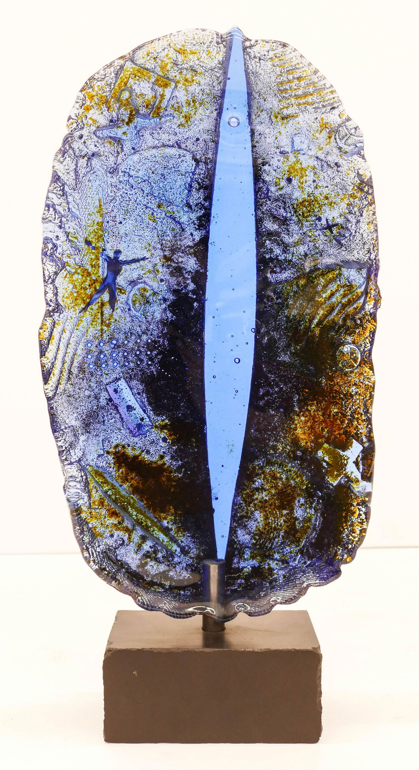 Bertil Vallien ''Passage'' 2001 Cast Glass Sculpture (1 of 3)