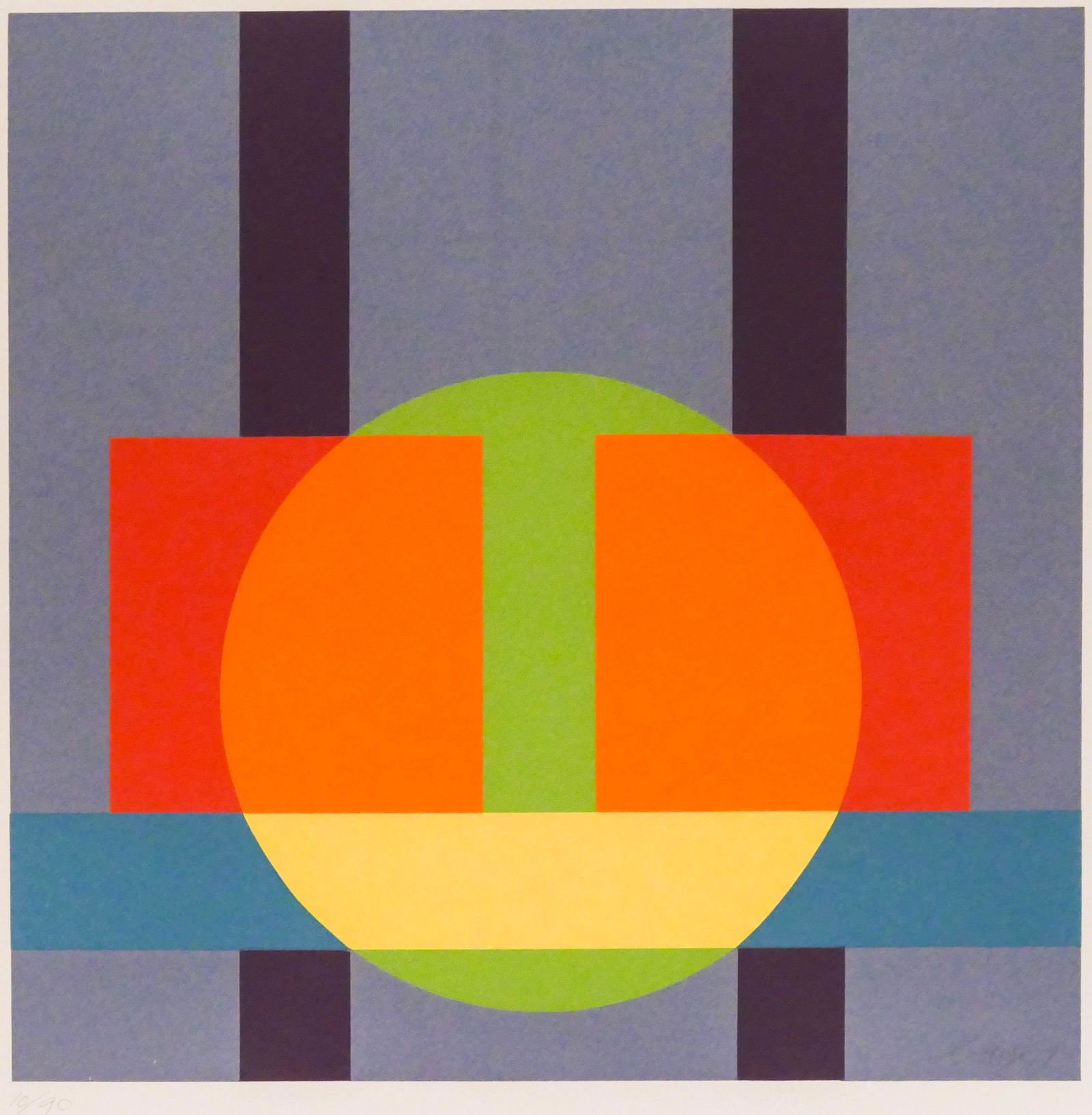 Herbert Bayer Op Art Serigraph (1 of 2)