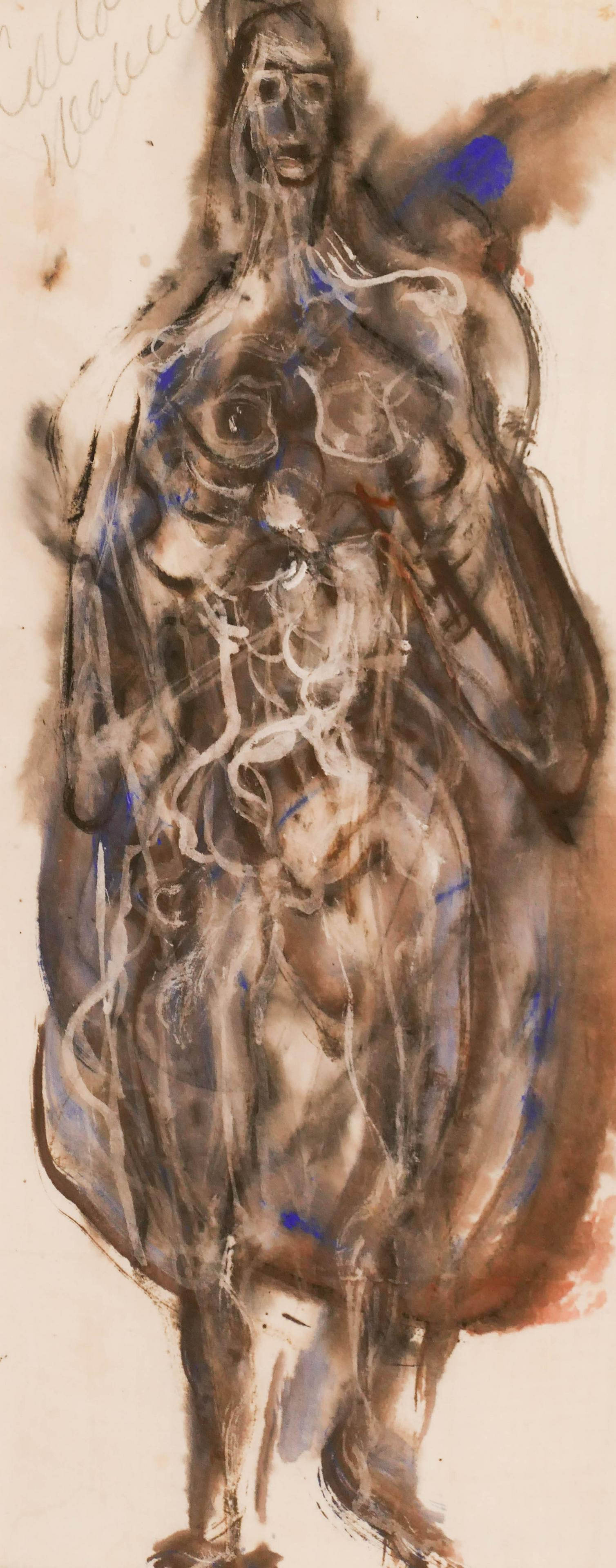 Kenneth Callahan ''Macbeth'' Tempera on Paper (1 of 3)