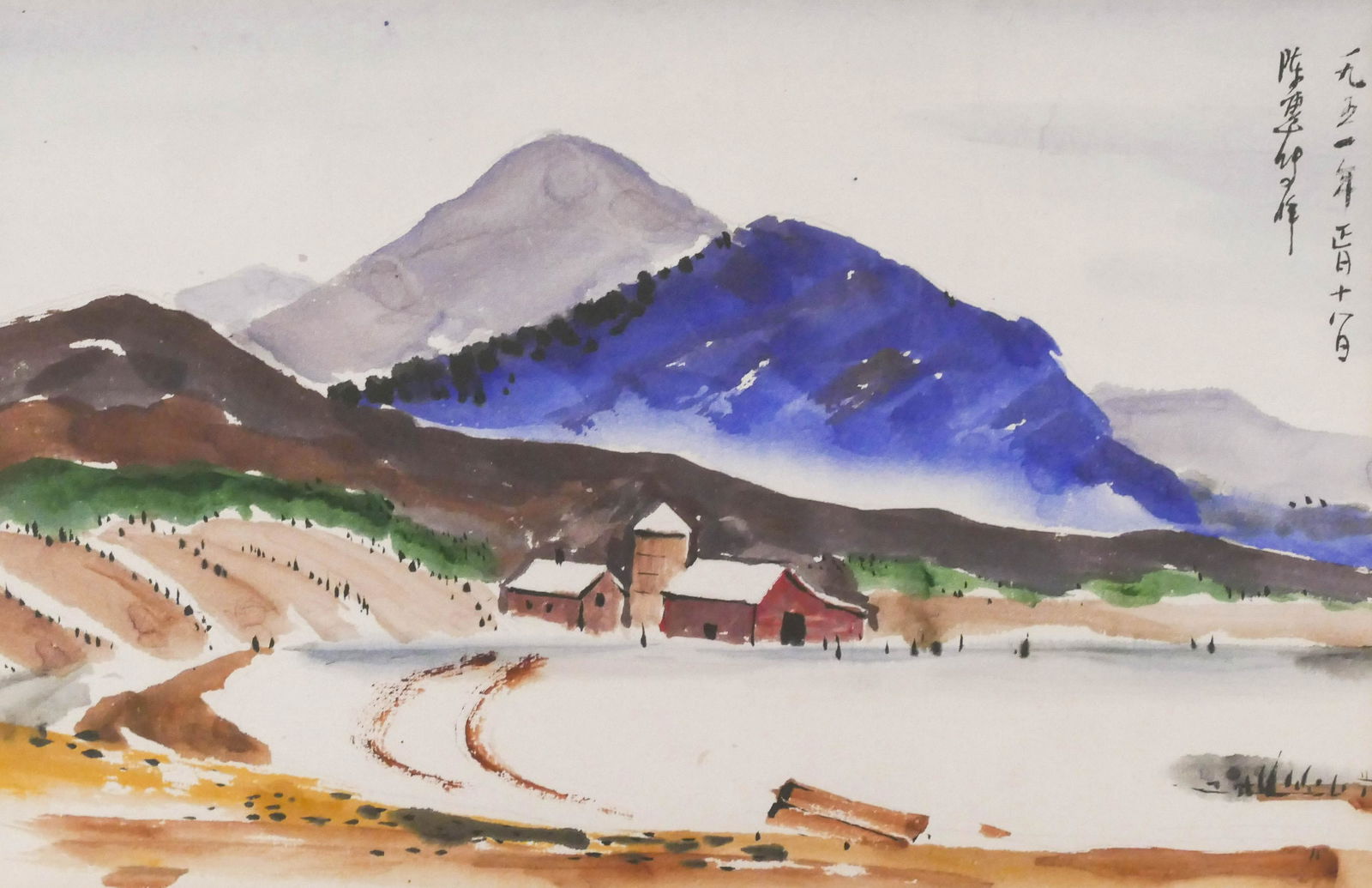 Fay Chong Northwest Landscape Watercolor (1 of 2)