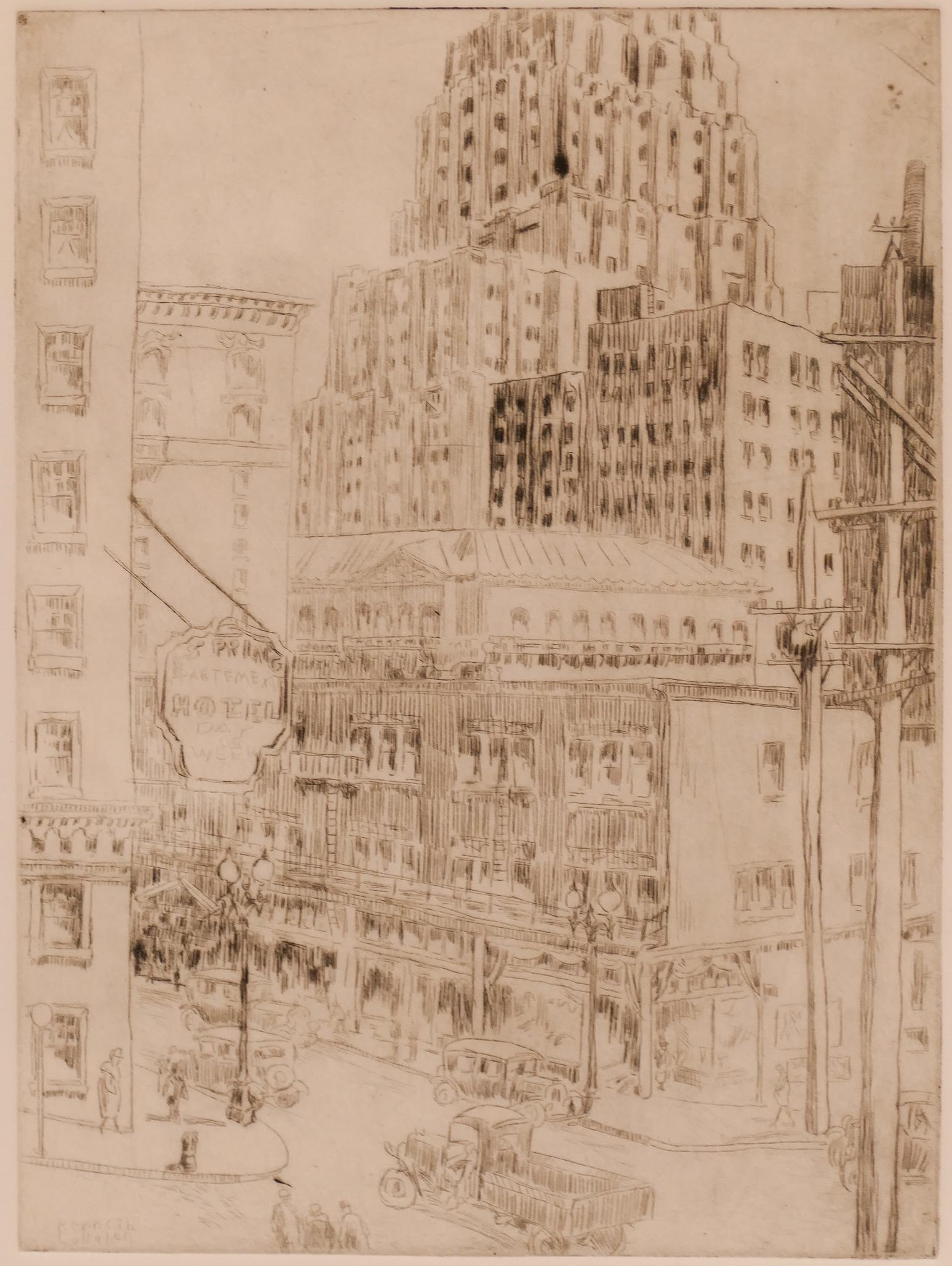 2pc Kenneth Callahan Seattle 1930's Etchings (1 of 3)