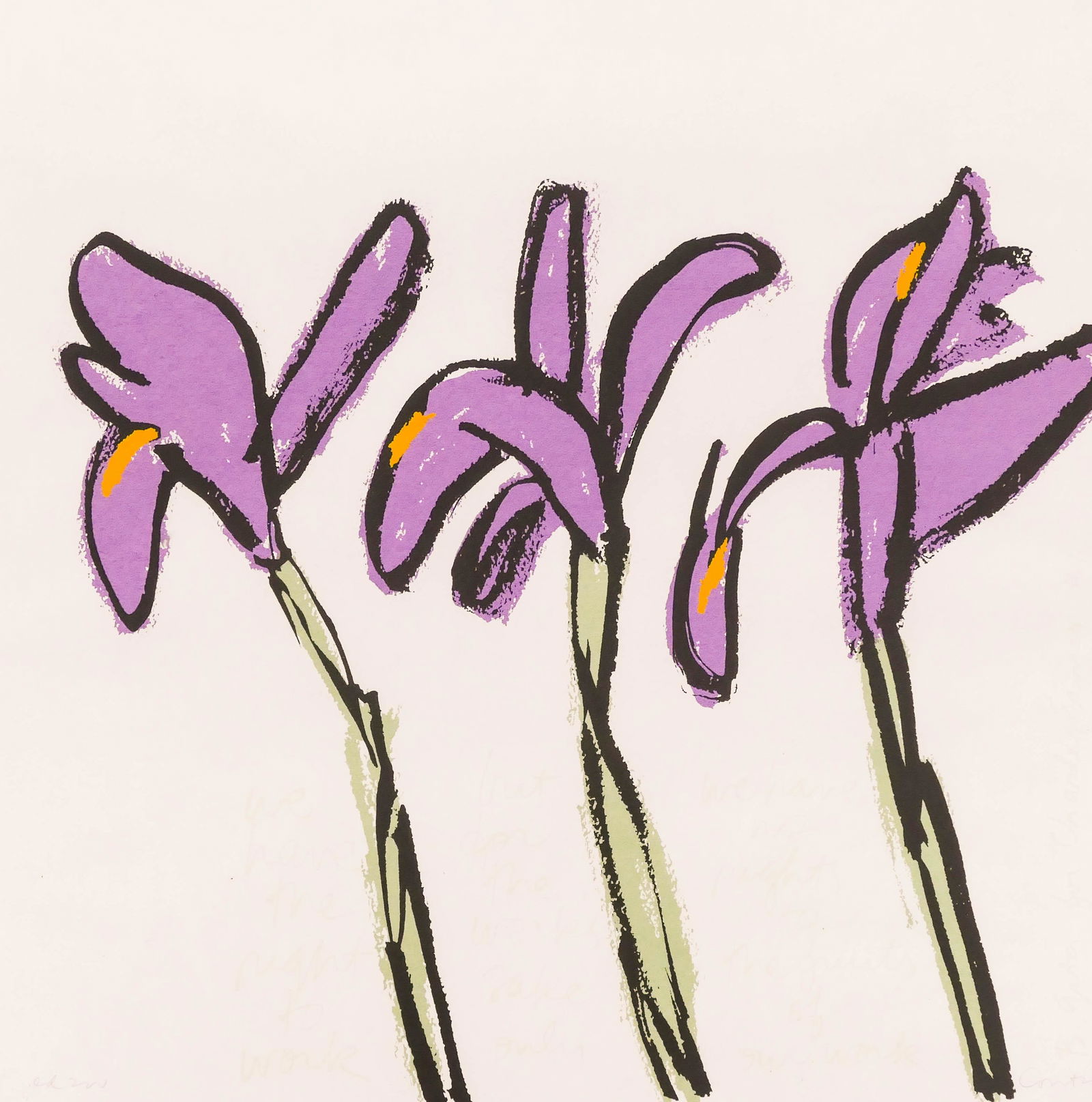 Sister Mary Corita Kent ''Bhagavad Gita for Charles (1 of 2)