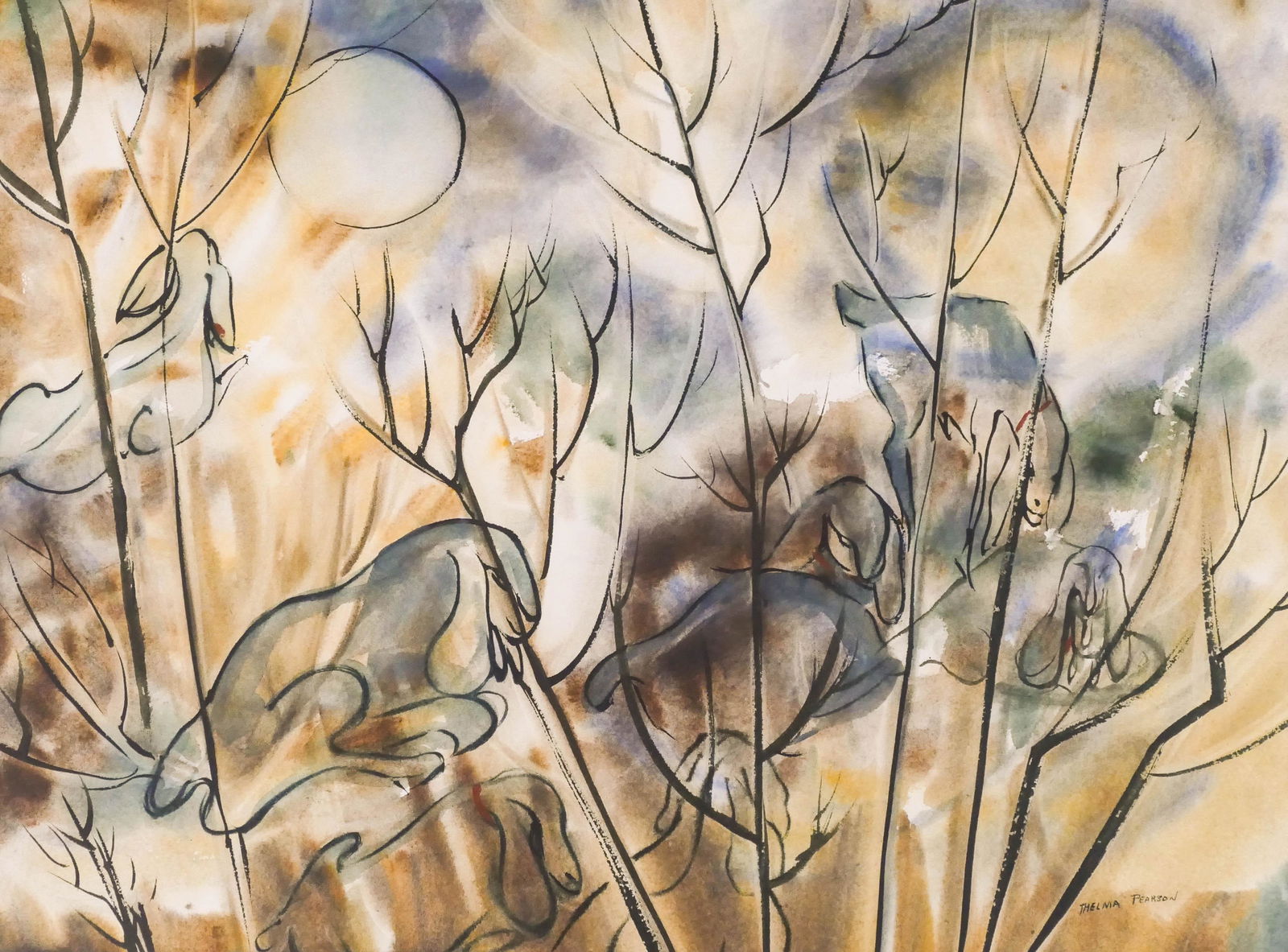 Thelma Pearson Northwest Landscape Watercolor (1 of 2)