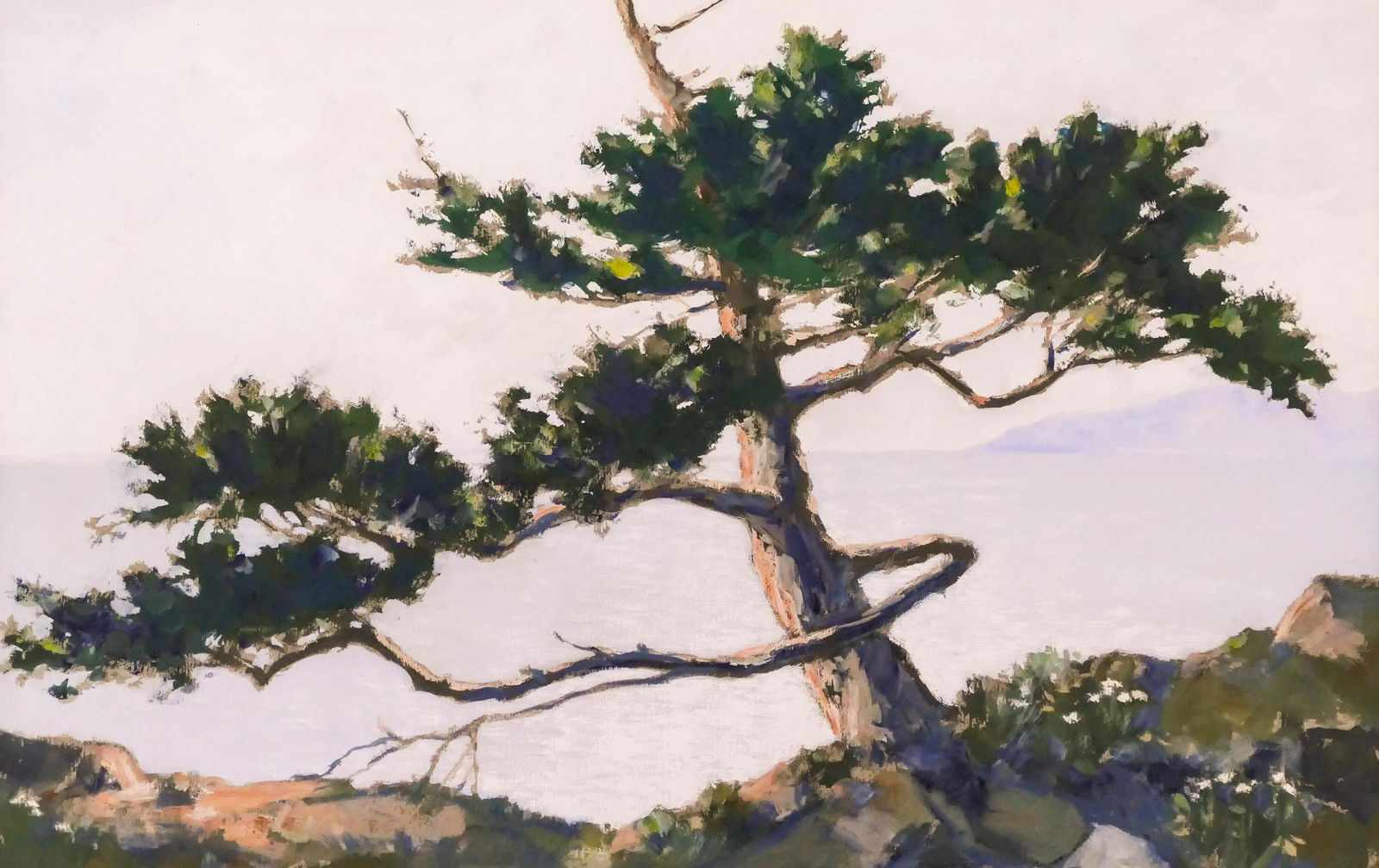 Ross Gill "San Juan Islands" Gouache on Paper (1 of 2)