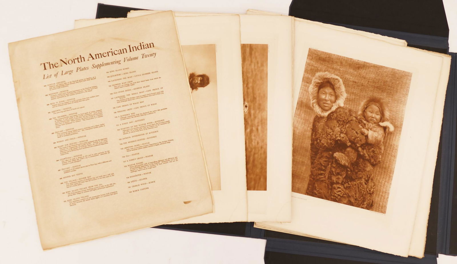 Edward Curtis Volume 20 Eskimos Large Photogravure (1 of 8)