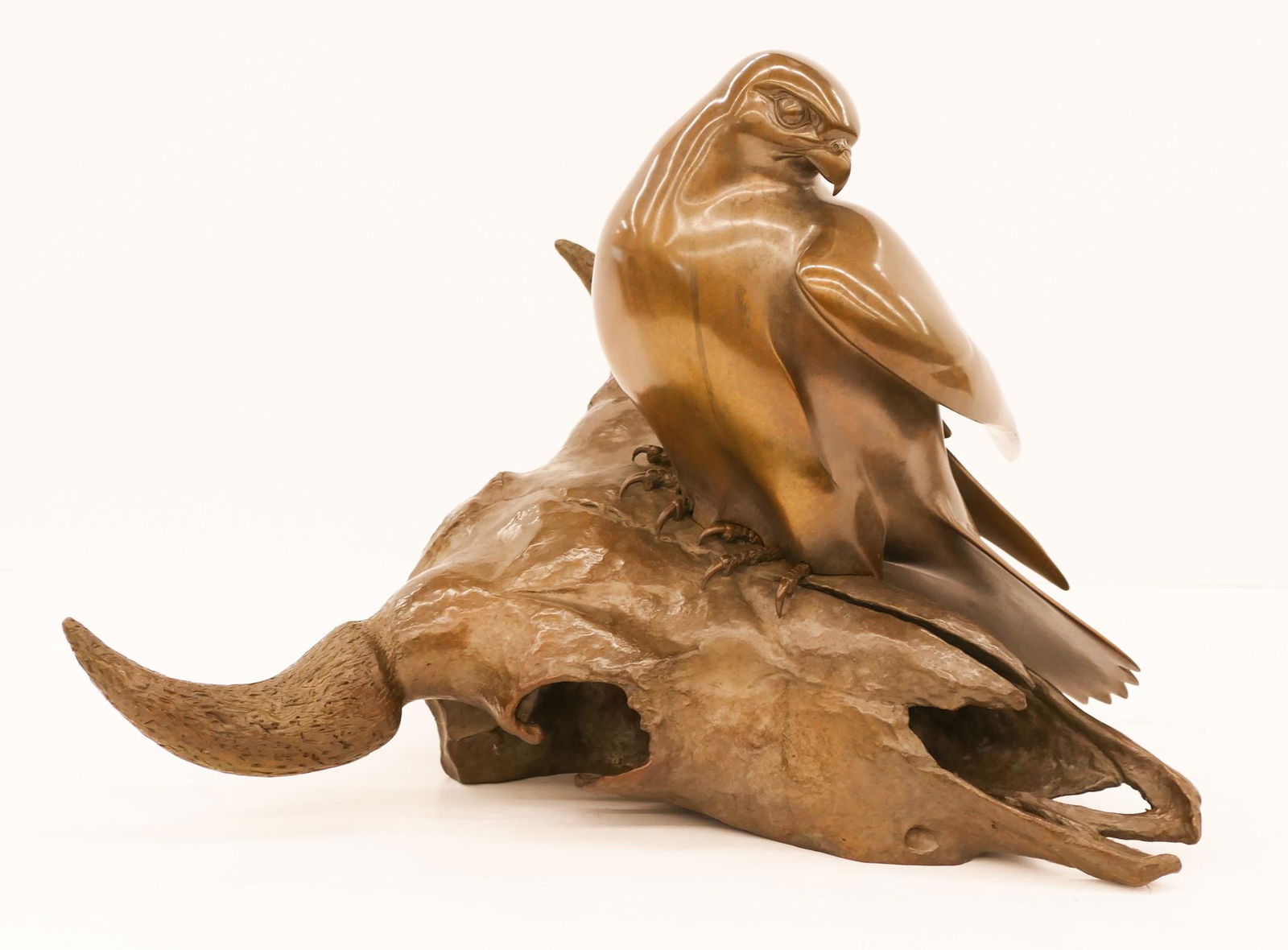 Ross Matteson ''Prairie Queen'' 2002 Bronze Sculpture (1 of 2)