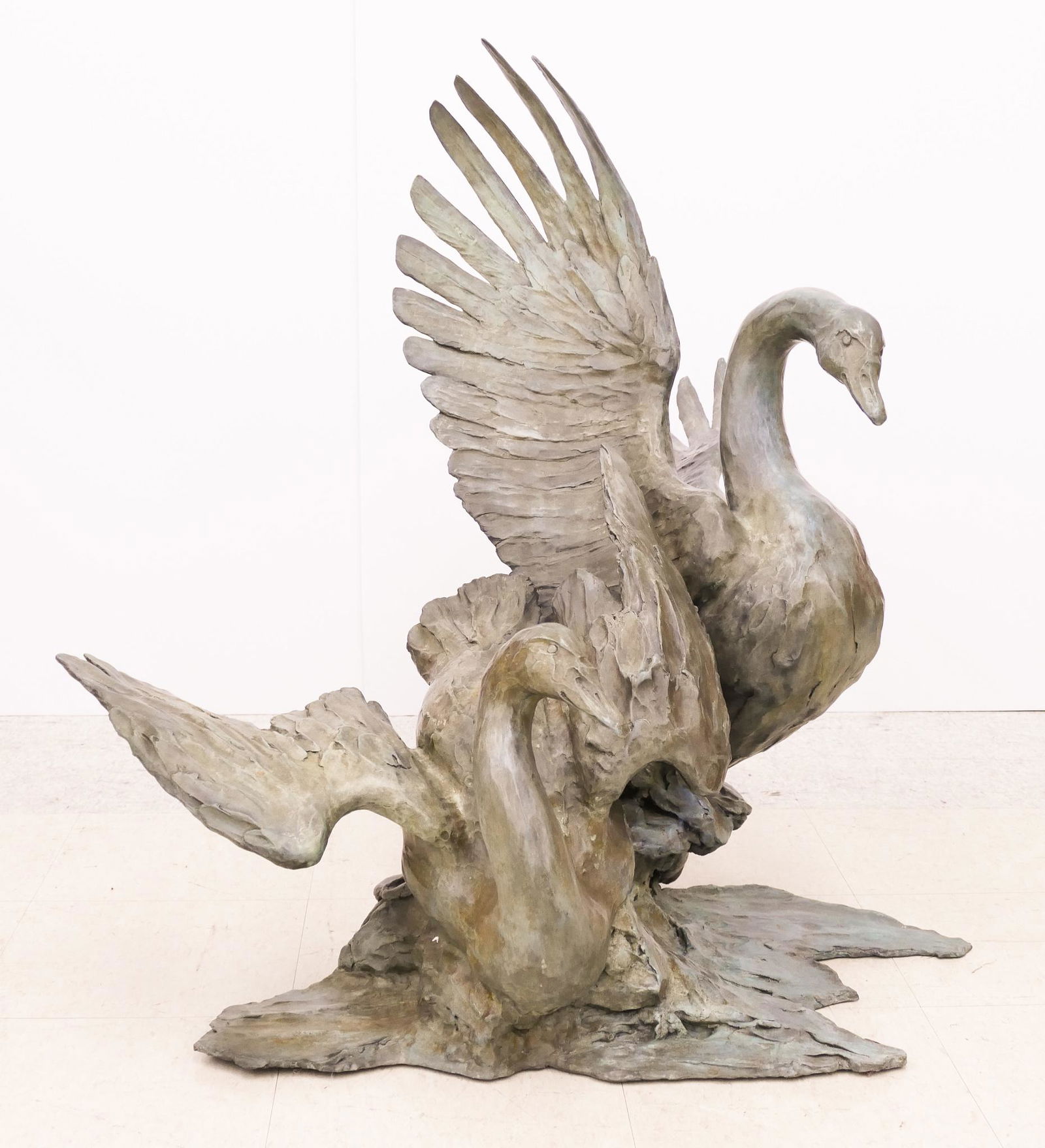 Sherry Salari Sander (b.1951 Montana) ''Tundra Swan (1 of 5)