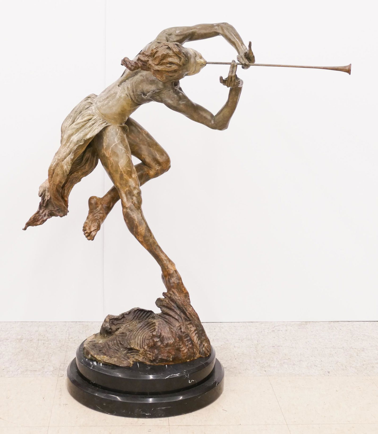 Richard MacDonald ''The Trumpeter'' Bronze Sculpture (1 of 3)