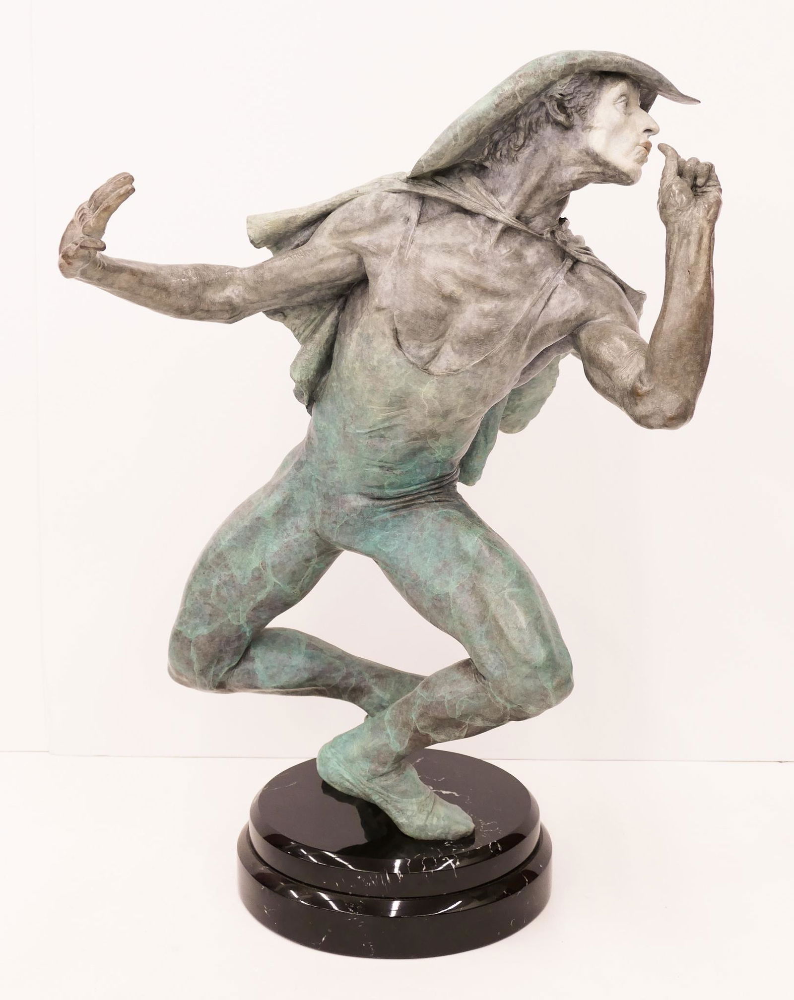 Richard MacDonald ''White Face'' Bronze Sculpture (1 of 3)