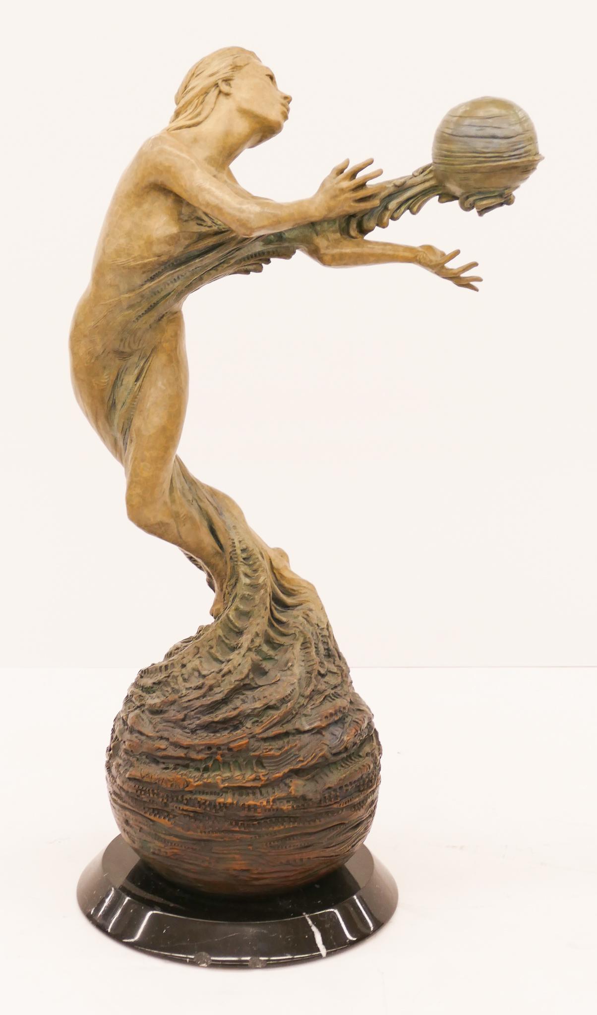 Martin Eichinger ''Gaia's Breath'' 1995 Bronze (1 of 3)