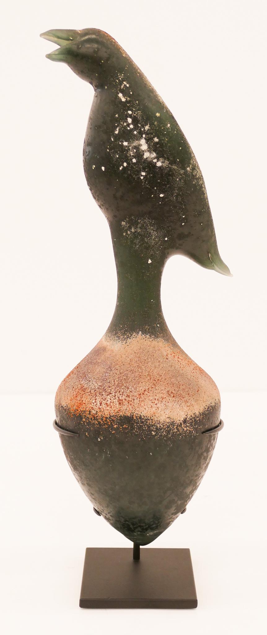 William Morris ''Bird Finial'' 1999 Glass Artifact (1 of 6)