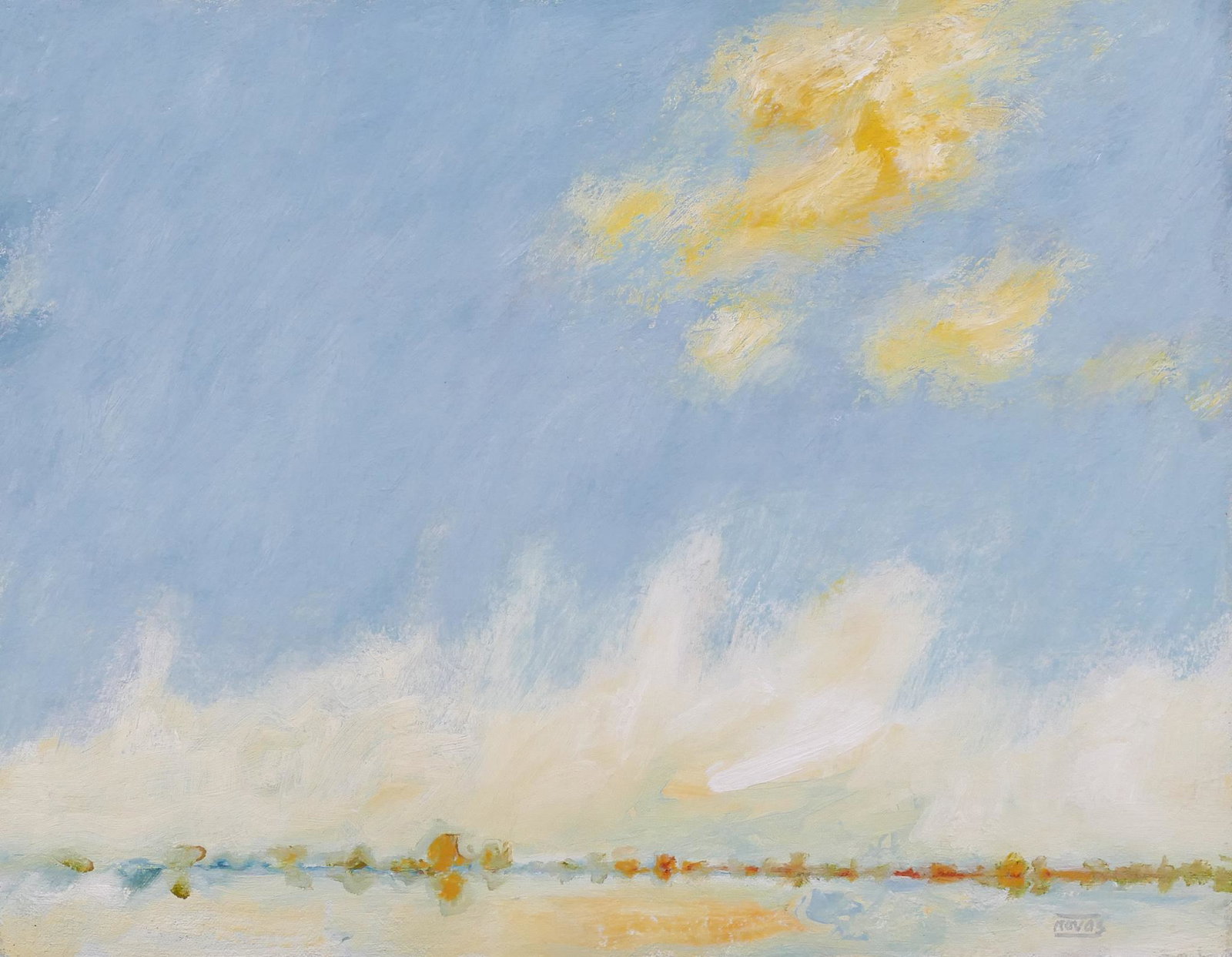 Paul Havas ''Skagit Landscape'' Oil on Board (1 of 2)