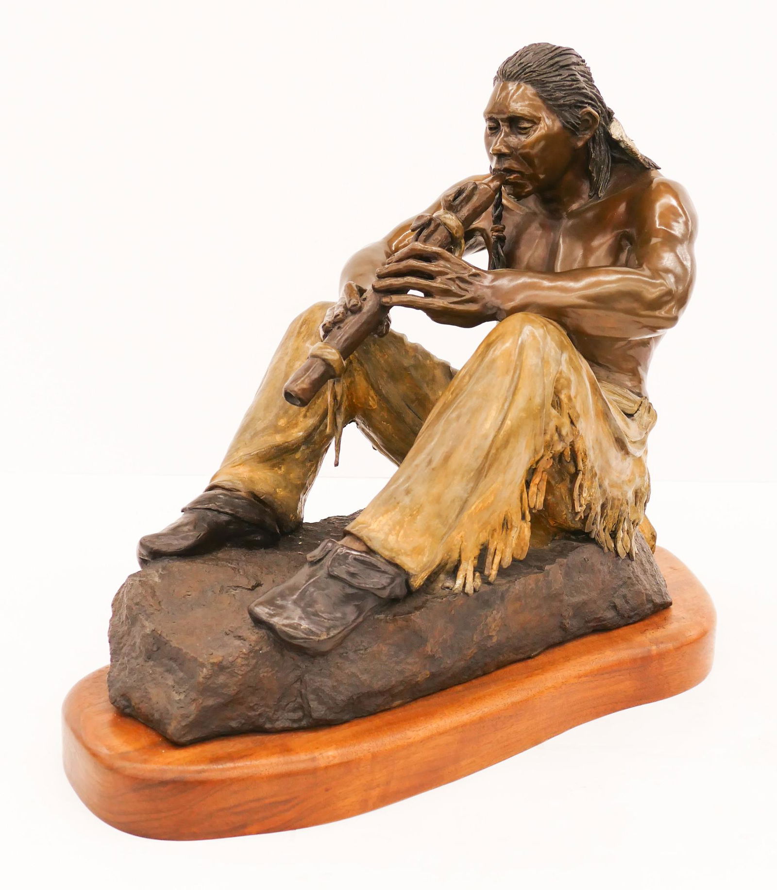 Marie Barbera ''Sioux Love Song'' Bronze Sculpture (1 of 3)