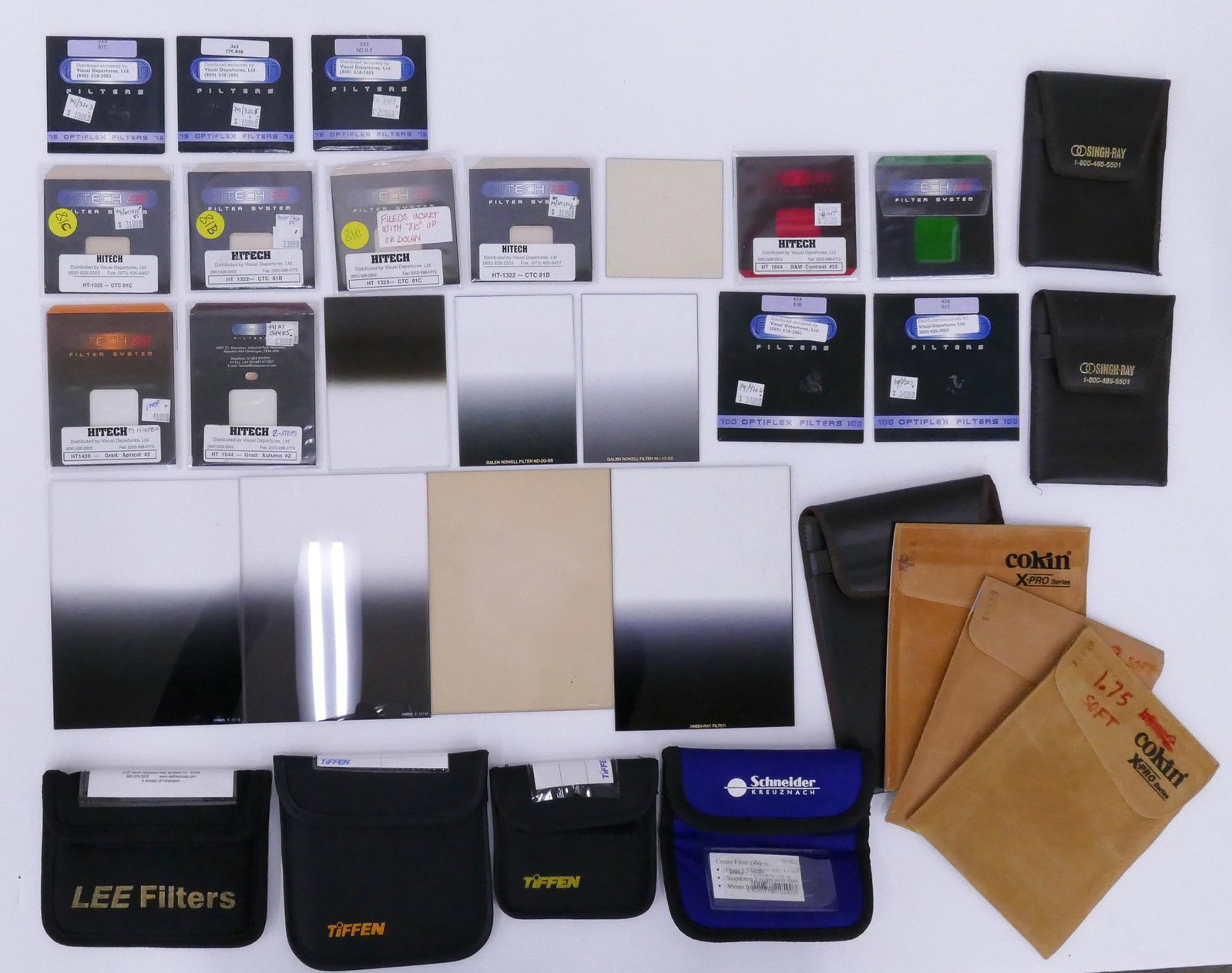 Group Neutral-Density Filters (ND filter): Group Neutral-Density Filters (ND filter). Includes Graduated Filters and Tinted Filters. Cokin, Formatt, Galen Rowell, and Singh-Ray. Square Filters measure 3x3'' and 4x4''. Rectangular filters measu