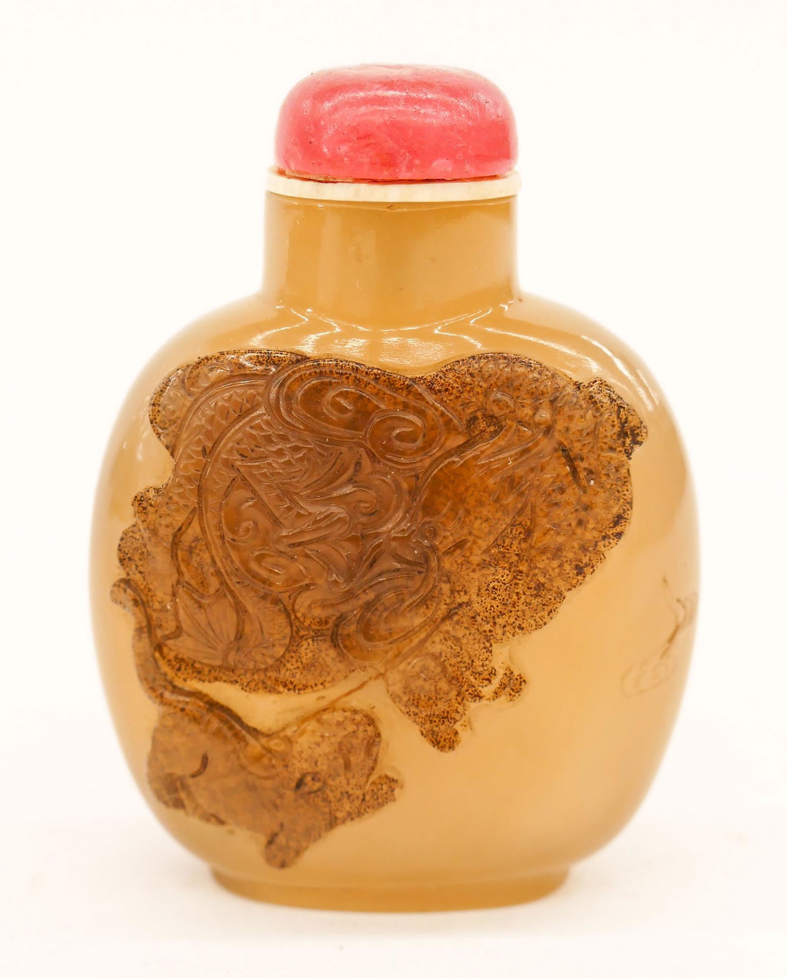 Old Chinese Shadow Agate Snuff Bottle (1 of 4)