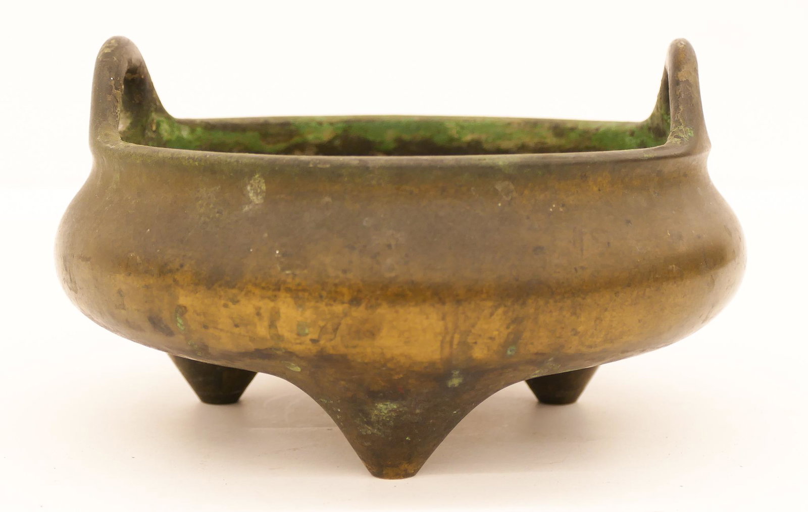 Chinese Qing Bronze Ding Censer (1 of 4)