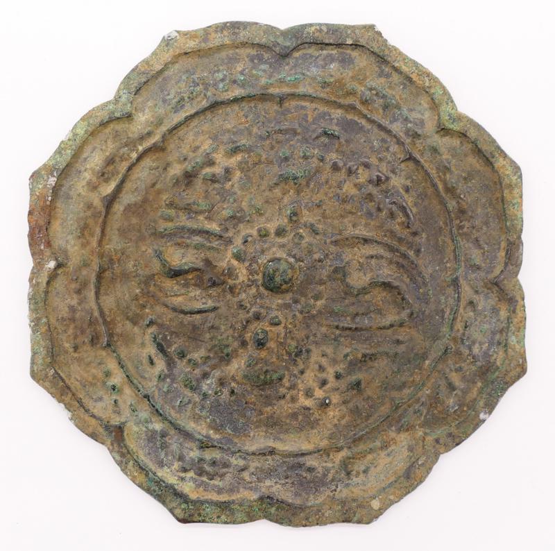 Chinese Tang Bronze Hand Mirror (1 of 2)