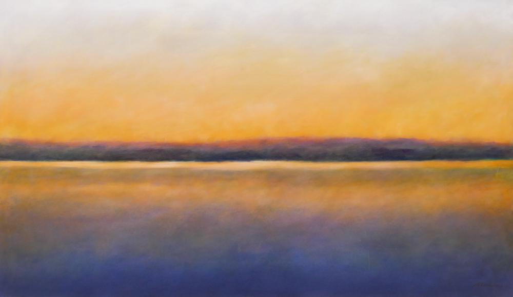 Lloyd Blakley "Distant View #17" 2003 Oil (1 of 2)