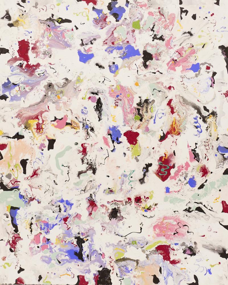 Alden Mason ''Pow Wow'' 2003 Acrylic (1 of 3)