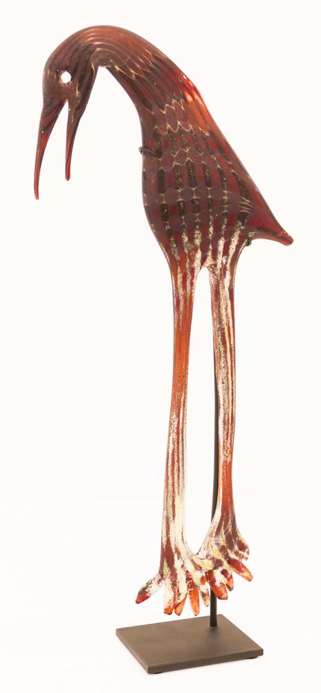 William Morris ''Crane Finial'' Glass Artifact (1 of 3)