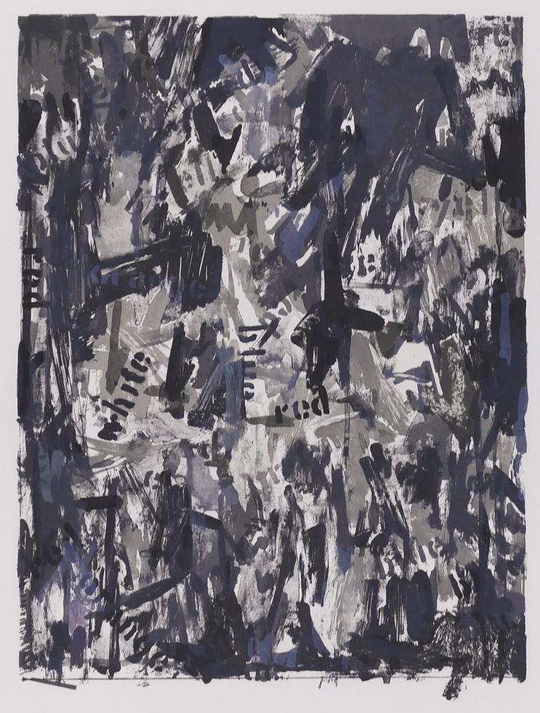 Jasper Johns ''False Start II'' 1975 Lithograph (1 of 2)