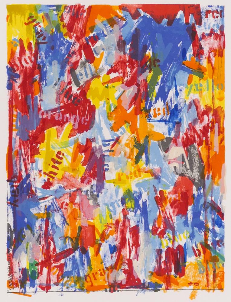 Jasper Johns ''False Start I'' 1975 Lithograph (1 of 2)