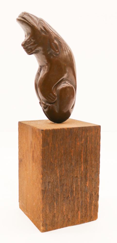 John Flannagan ''Growling Bear'' Bronze (1 of 3)