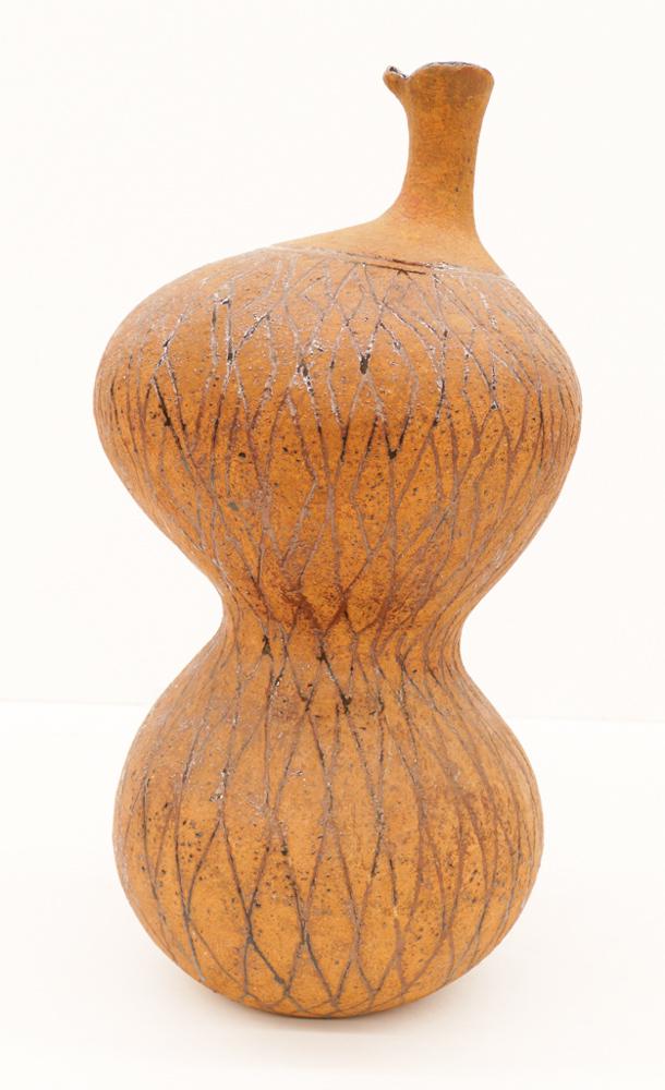 Mutsuo Yanagihara ''Gourd Vase'' 1960's Stoneware (1 of 2)