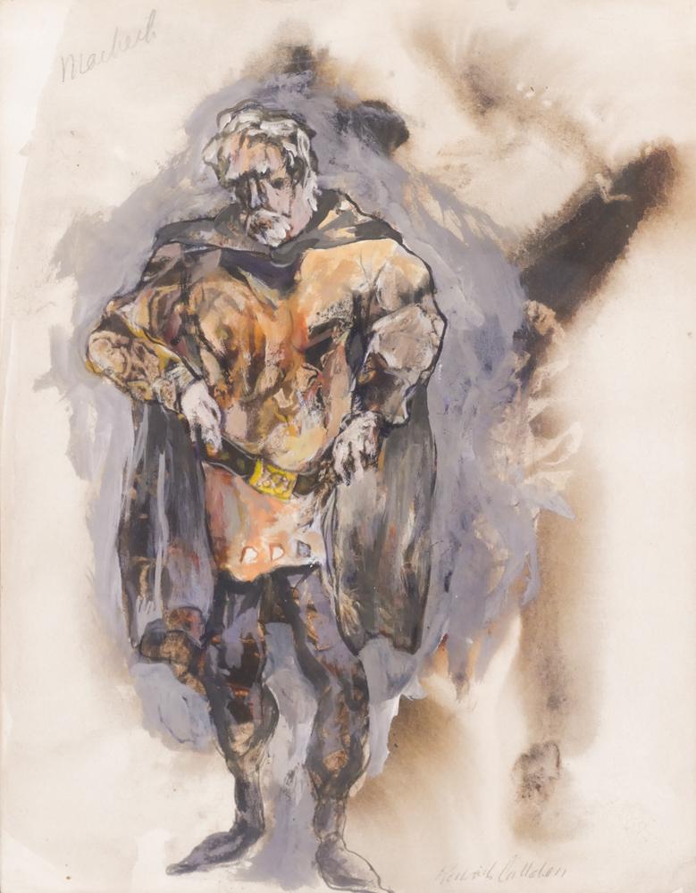Kenneth Callahan ''Macbeth'' Tempera (1 of 2)