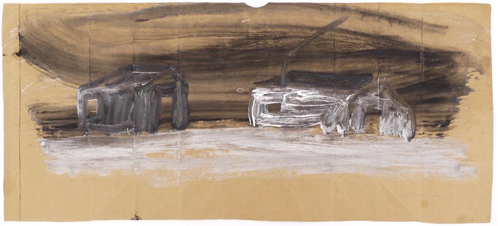 Jay Steensma ''Mystic Cabins'' 1993 Oil (1 of 1)