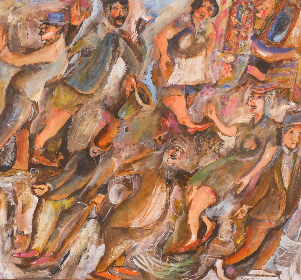 James Martin ''Dresser with Empty Drawer'' 1965 Tempera (1 of 3)