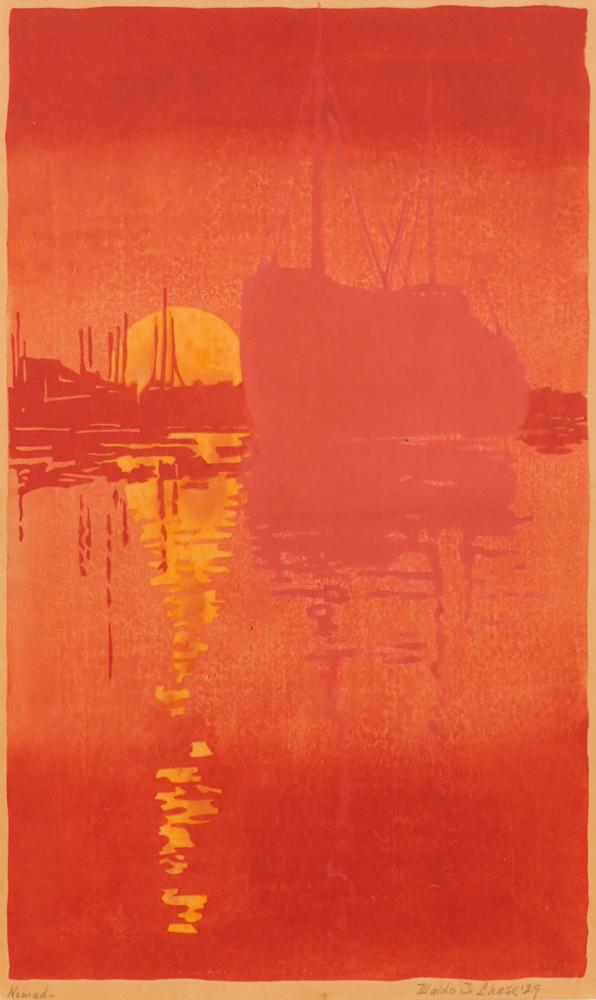 Waldo Chase ''Nomad'' 1929 Woodcut (1 of 2)