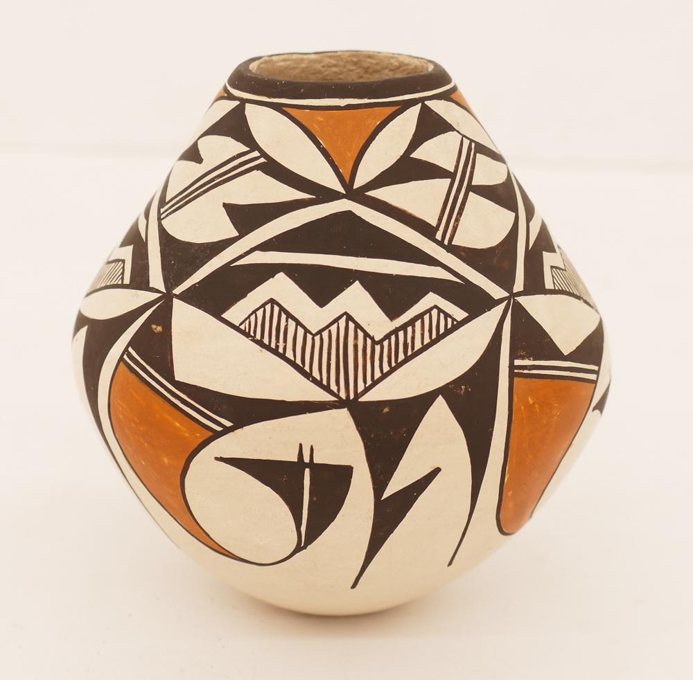 Lucy Lewis Polychrome Pottery Jar (1 of 2)