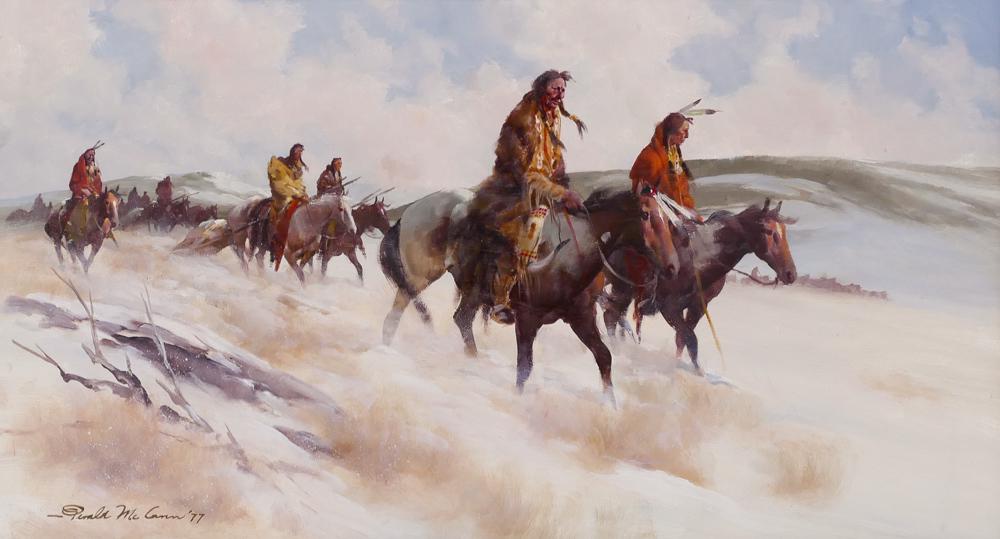 Gerald McCann ''Winter Passage'' 1977 Oil (1 of 2)