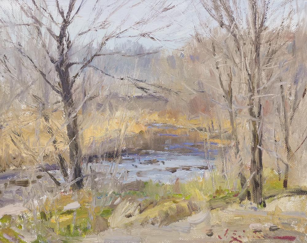 John Encinias ''Along Bear Creek'' Oil (1 of 2)