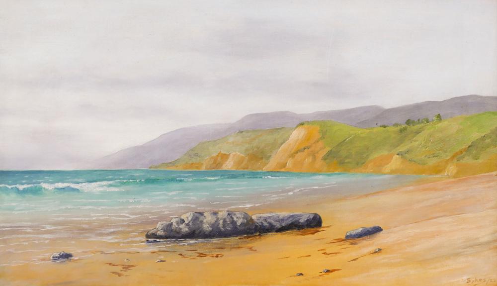 John Sykes ''North of Santa Monica'' 1922 Oil (1 of 3)