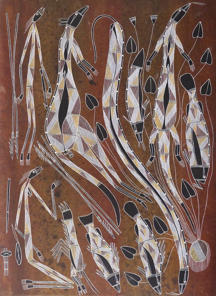 Djawida Nadjongorle ''Mimi Spirits'' Painting (1 of 2)