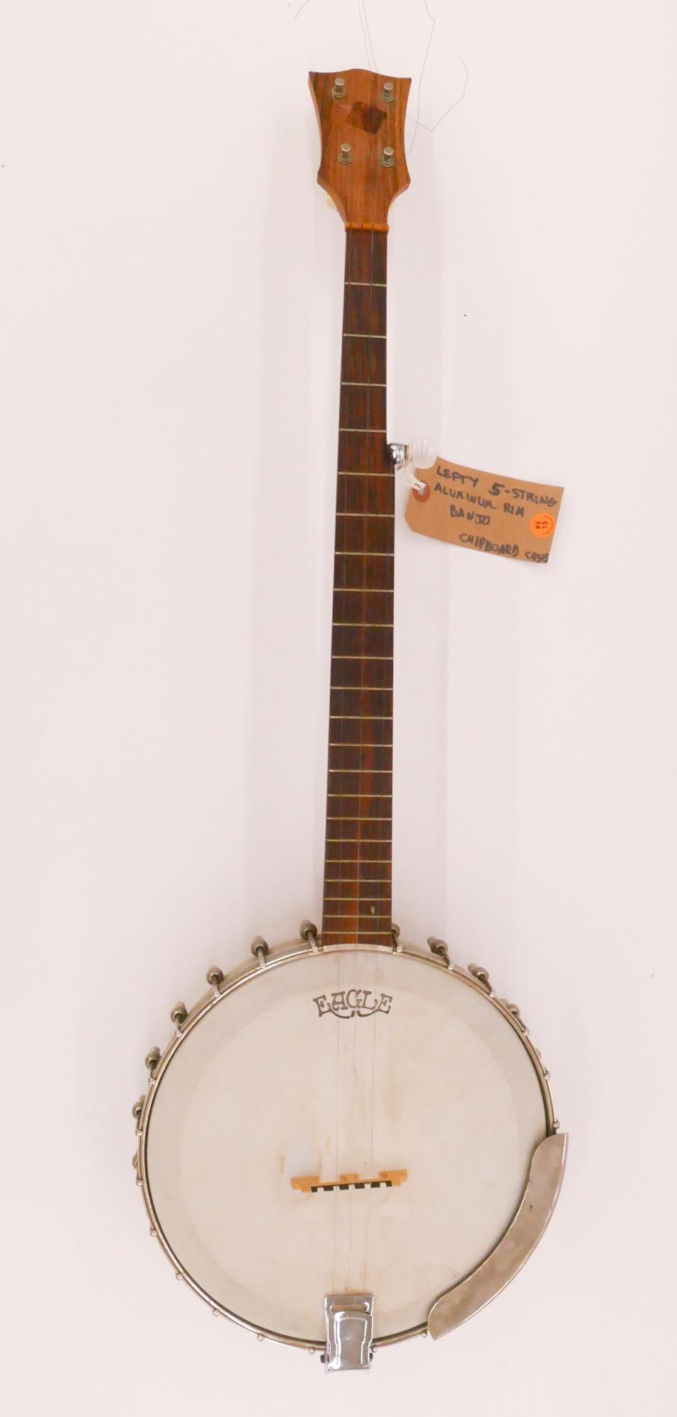 Left Handed 5 String Banjo, 1970's (1 of 7)