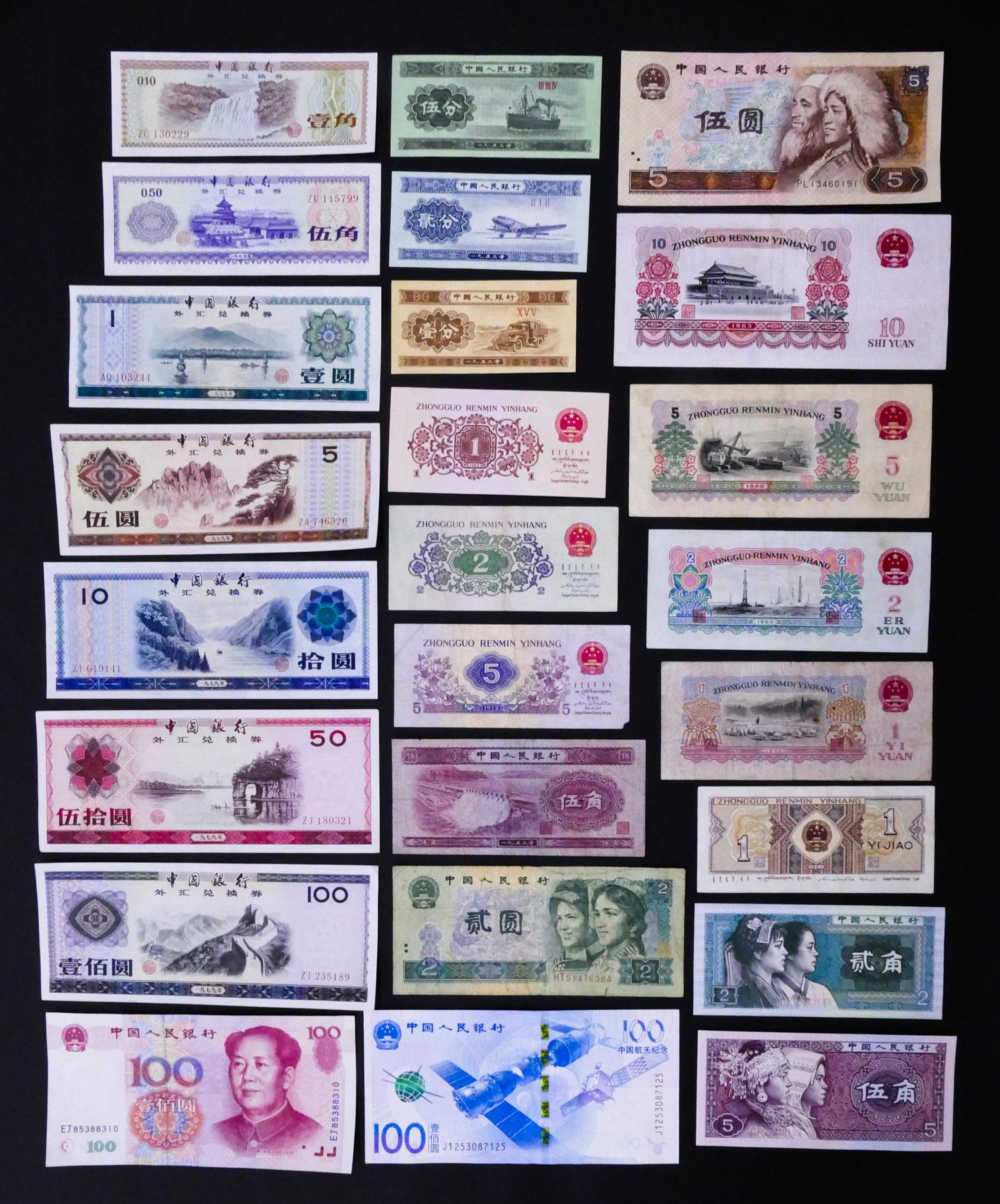 China. 25pc People's Republic 1953-2015: China. 25pc People's Republic 1953-2015. Includes 7pc UNC Bank of China Foreign Exchange Certificates (1979).