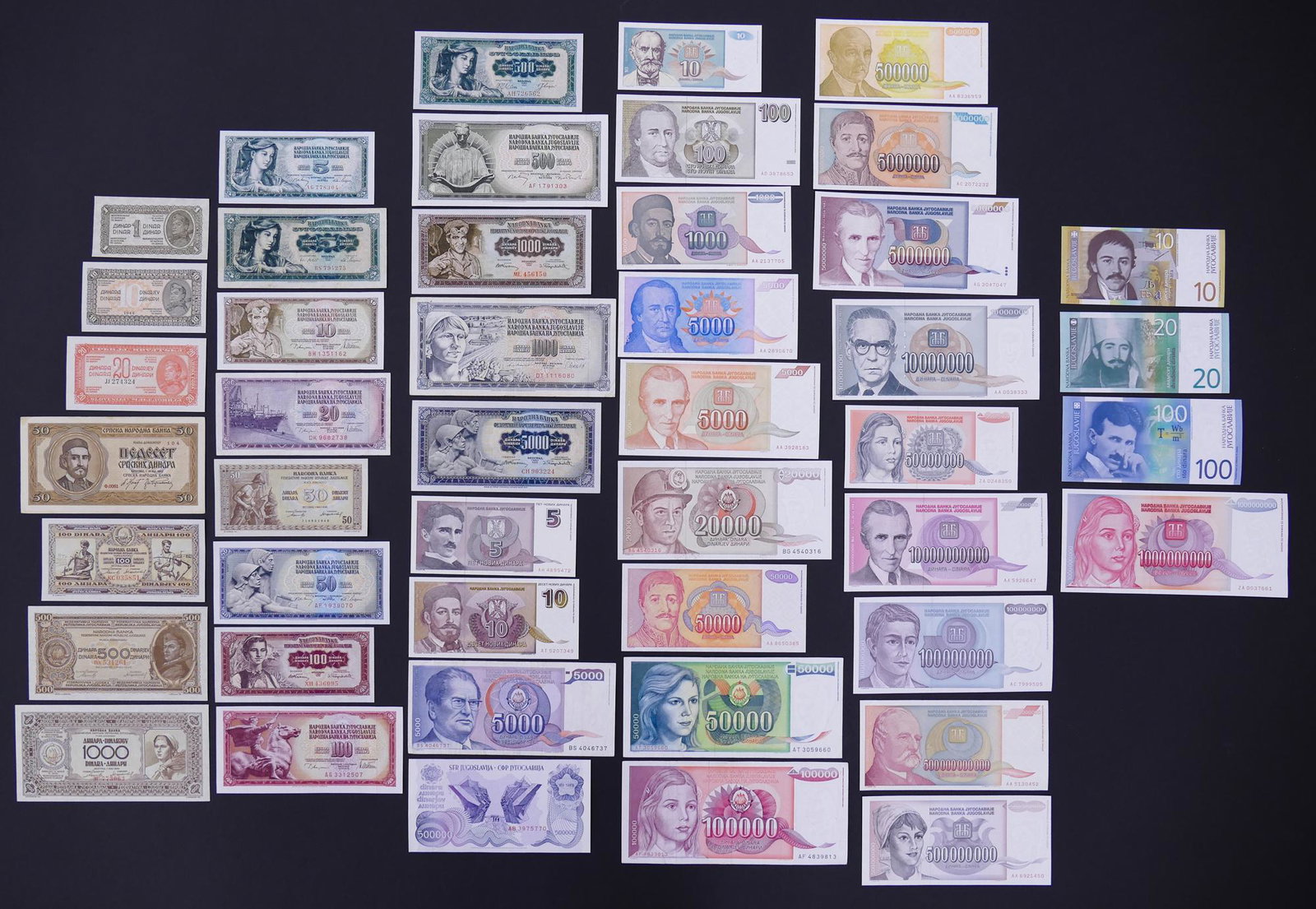 Yugoslavia. 56pc 1919-2000: Yugoslavia. 56pc 1919-2000. Many UNC.