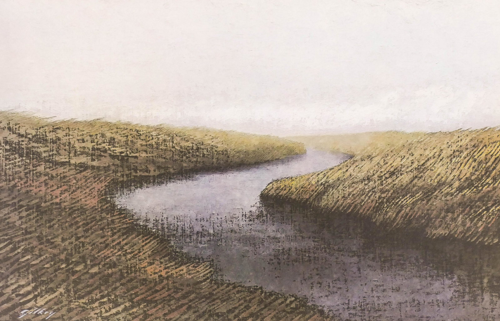 Richard Gilkey ''Skagit Landscape'' 1970's Lithograph (1 of 2)