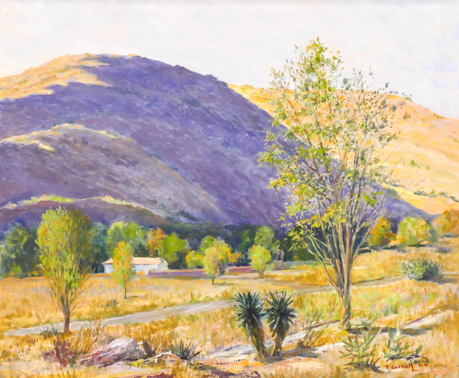 Frank Gervasi ''Morning Shadows'' Oil (1 of 3)