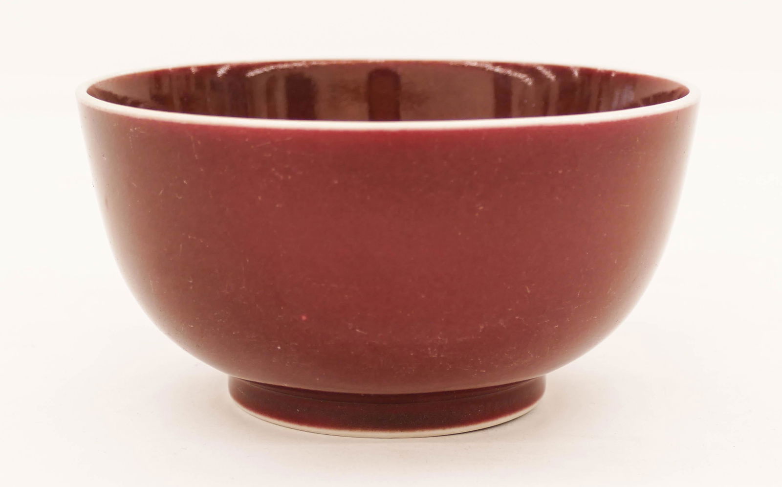 Chinese Qianlong Plum Glazed Bowl (1 of 5)