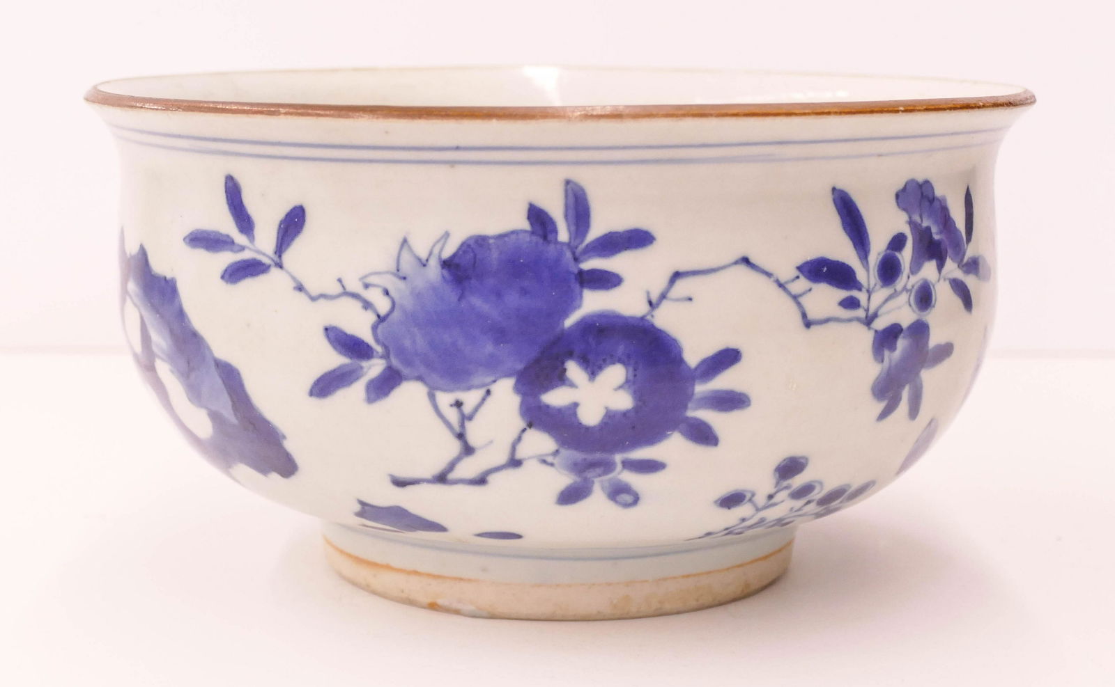 Chinese 18th Cent. Blue and White Censer (1 of 4)