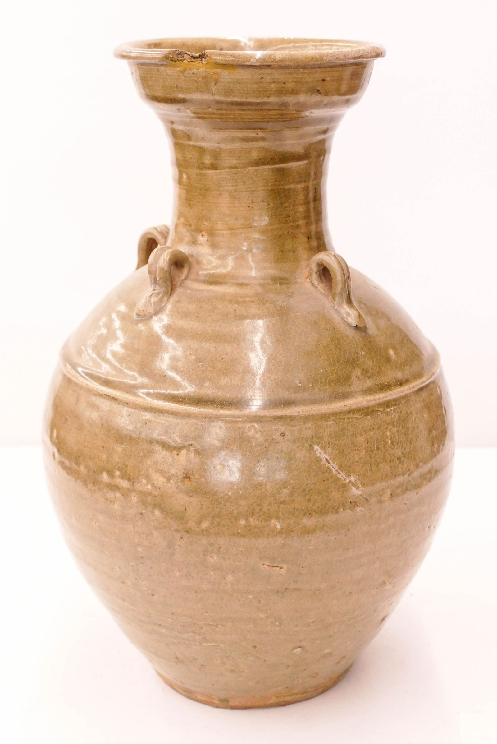 Chinese Tang Hu Vessel with Lug Handles (1 of 3)